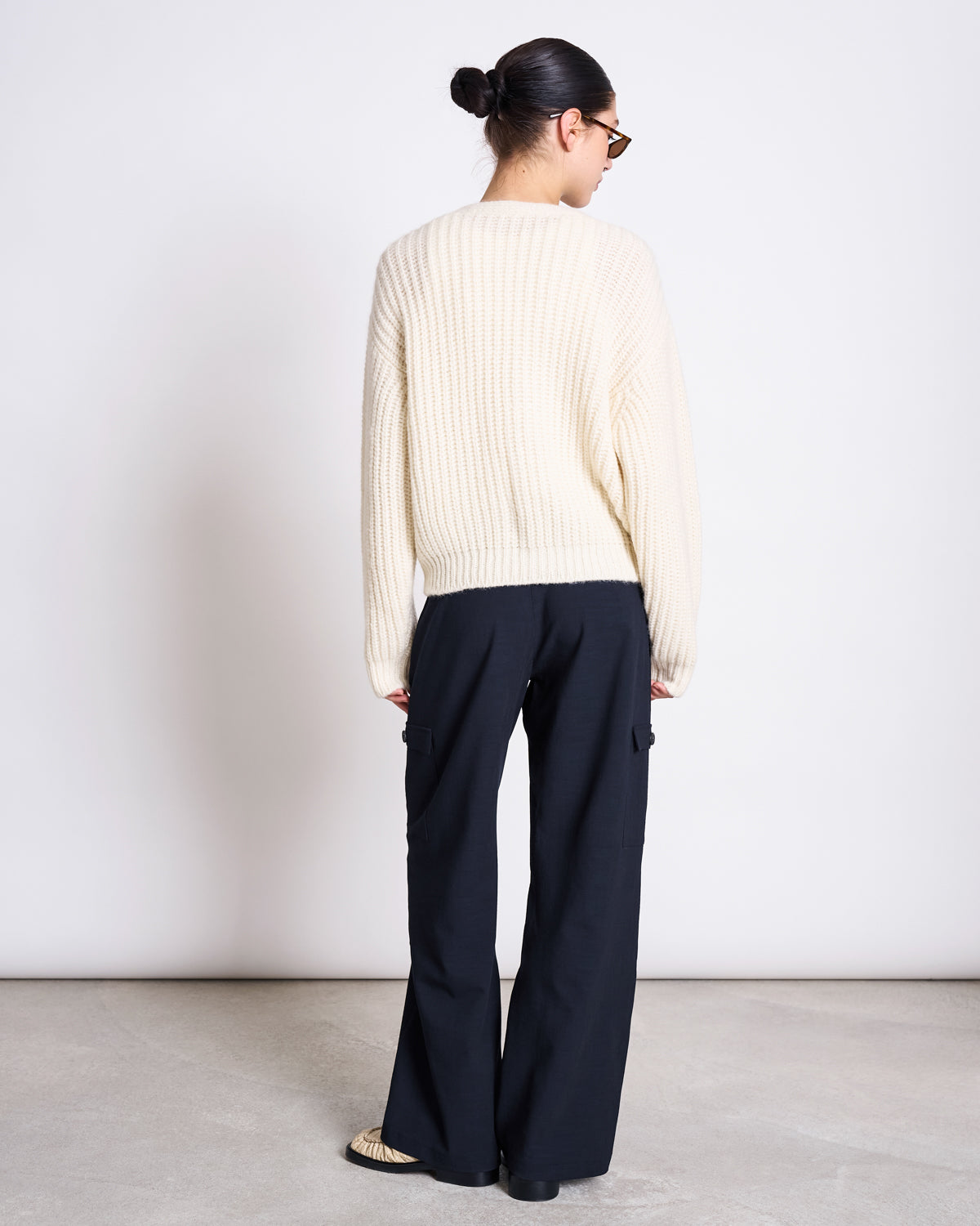 JAN'N JUNE - LENA Chunky Cardigan Offwhite