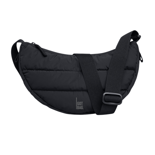 GOT BAG - Puffer Moon Bag Small Black