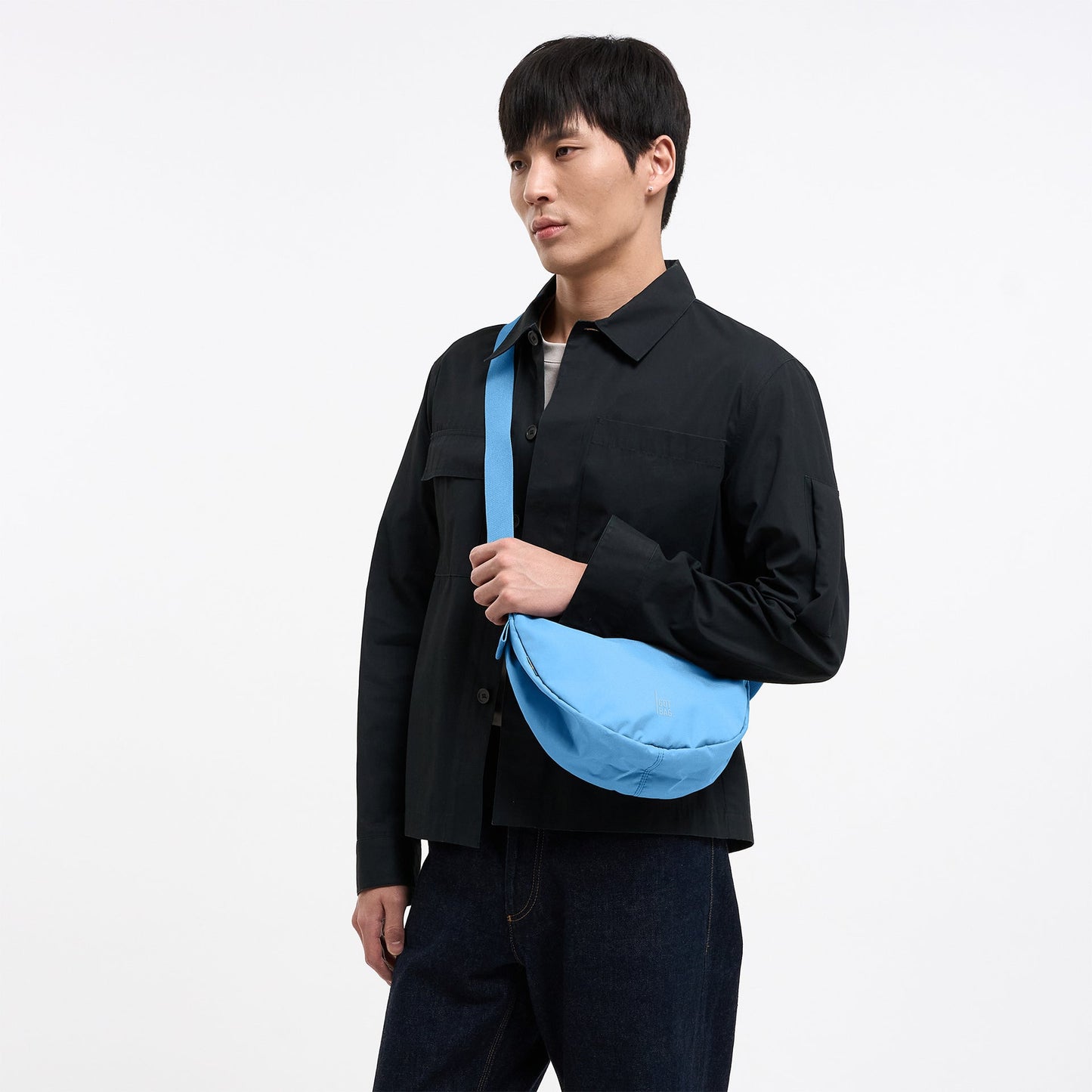 GOT BAG - Moon Bag Small | Aqua Monochrome