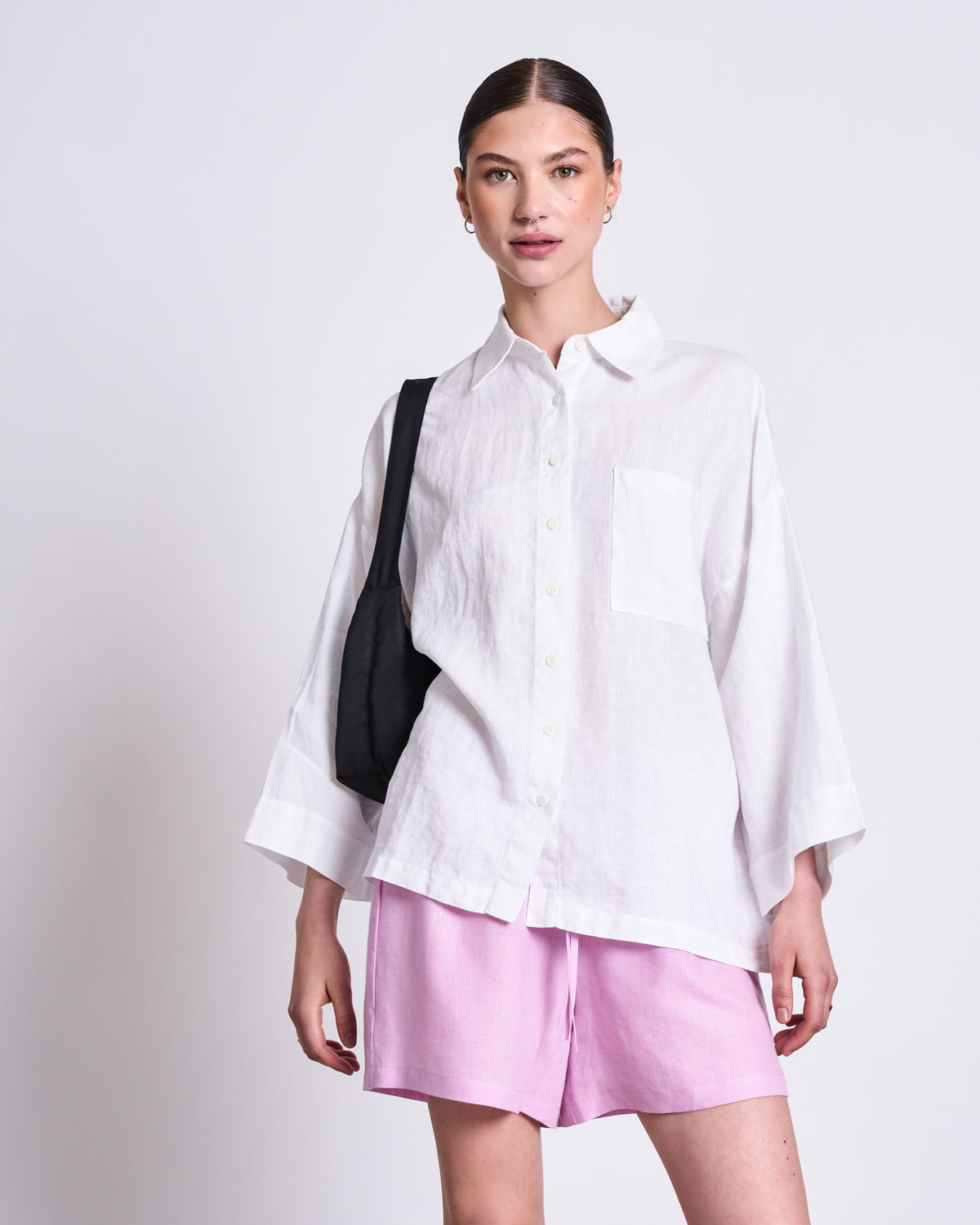 JAN'N JUNE - MONS Linen Shirt White