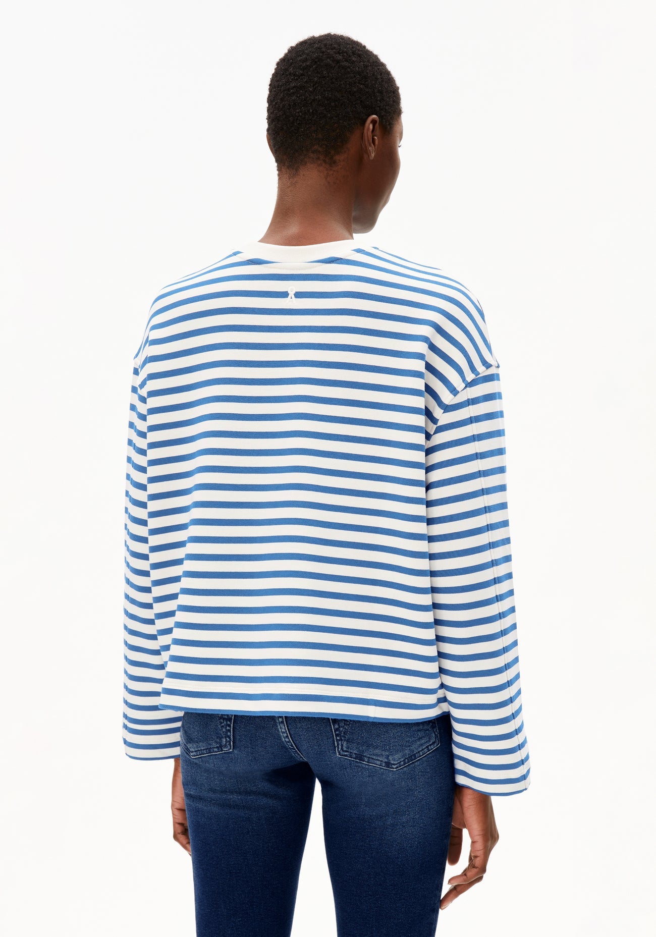 Armedangles - FRANKAA Maarlen Stripe undyed-dark morning