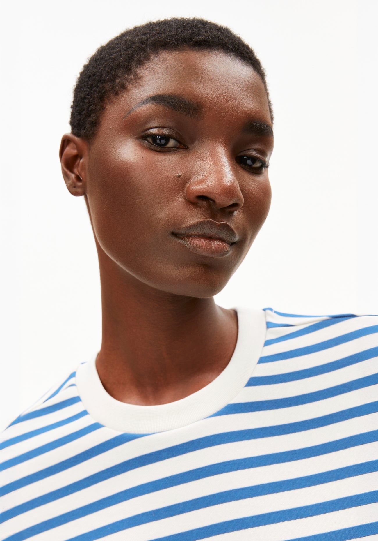 Armedangles - FRANKAA Maarlen Stripe undyed-dark morning