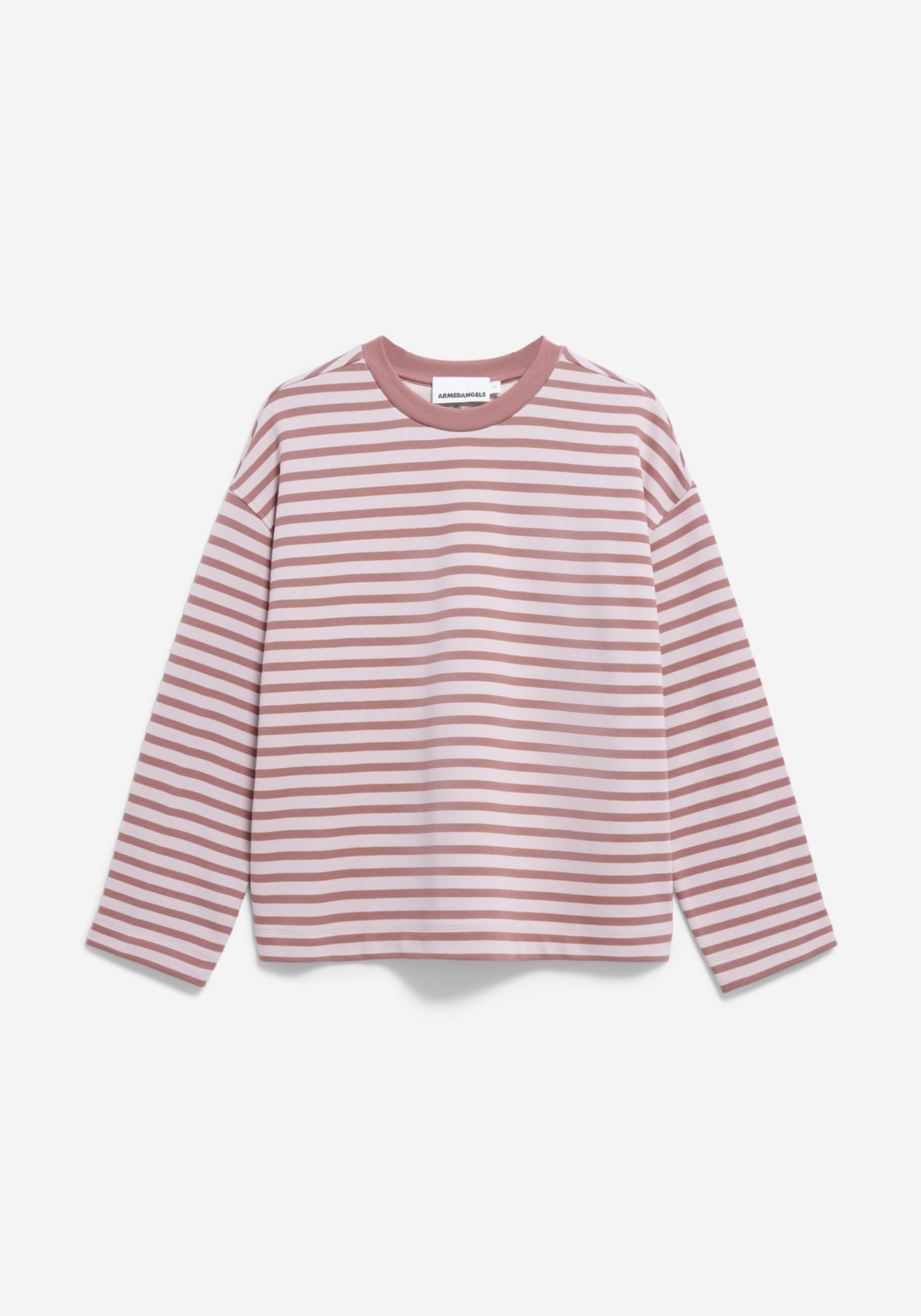 Armedangles - FRANKAA Maarlen Stripe ice grape-dark berry