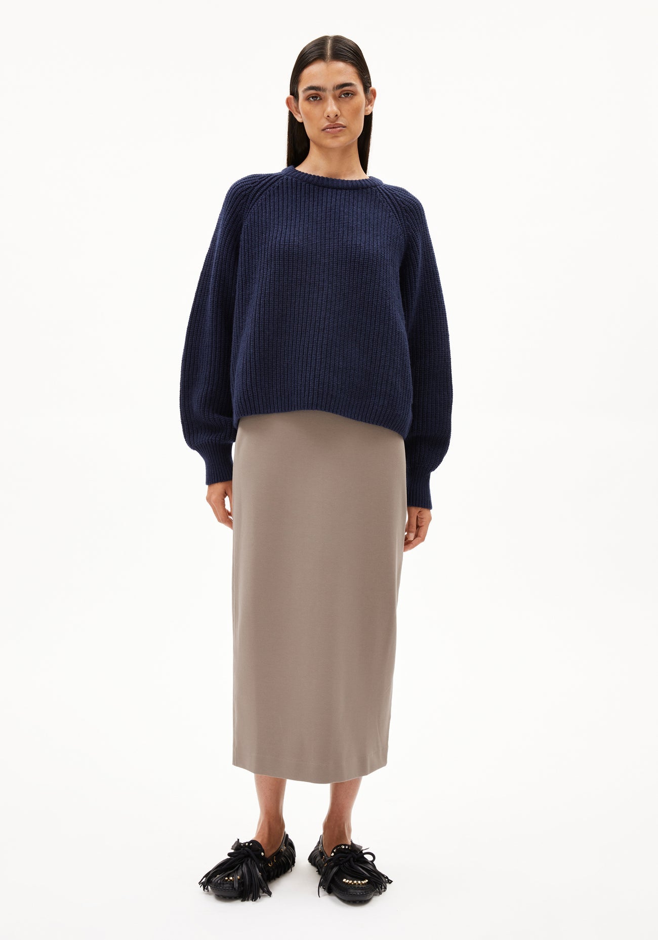 Armedangels - KAAGI Strickpullover Tinted Navy