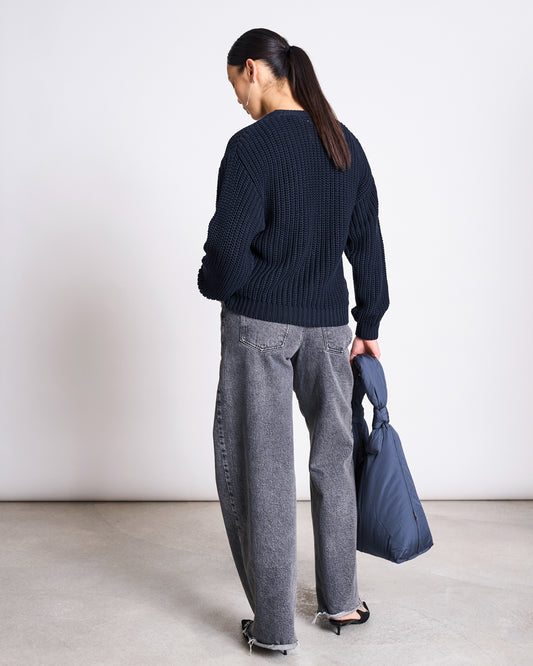 JAN'N JUNE - LENA Chunky Cardigan Nightfall