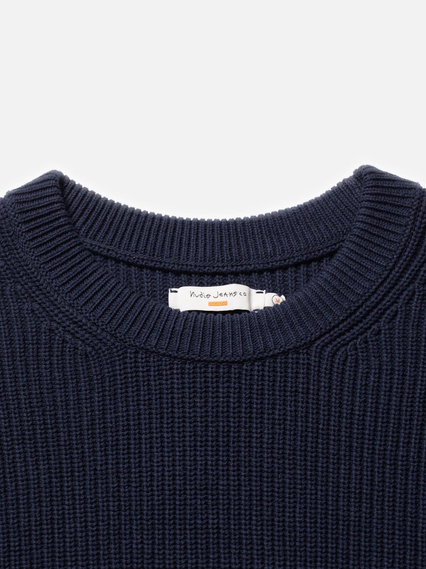 Nudie Jeans - August Rip Cotton Sweater Navy