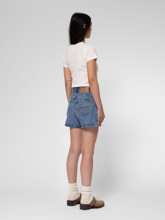 Nudie Jeans - Maeve Denim Shorts Casual Wash Blue