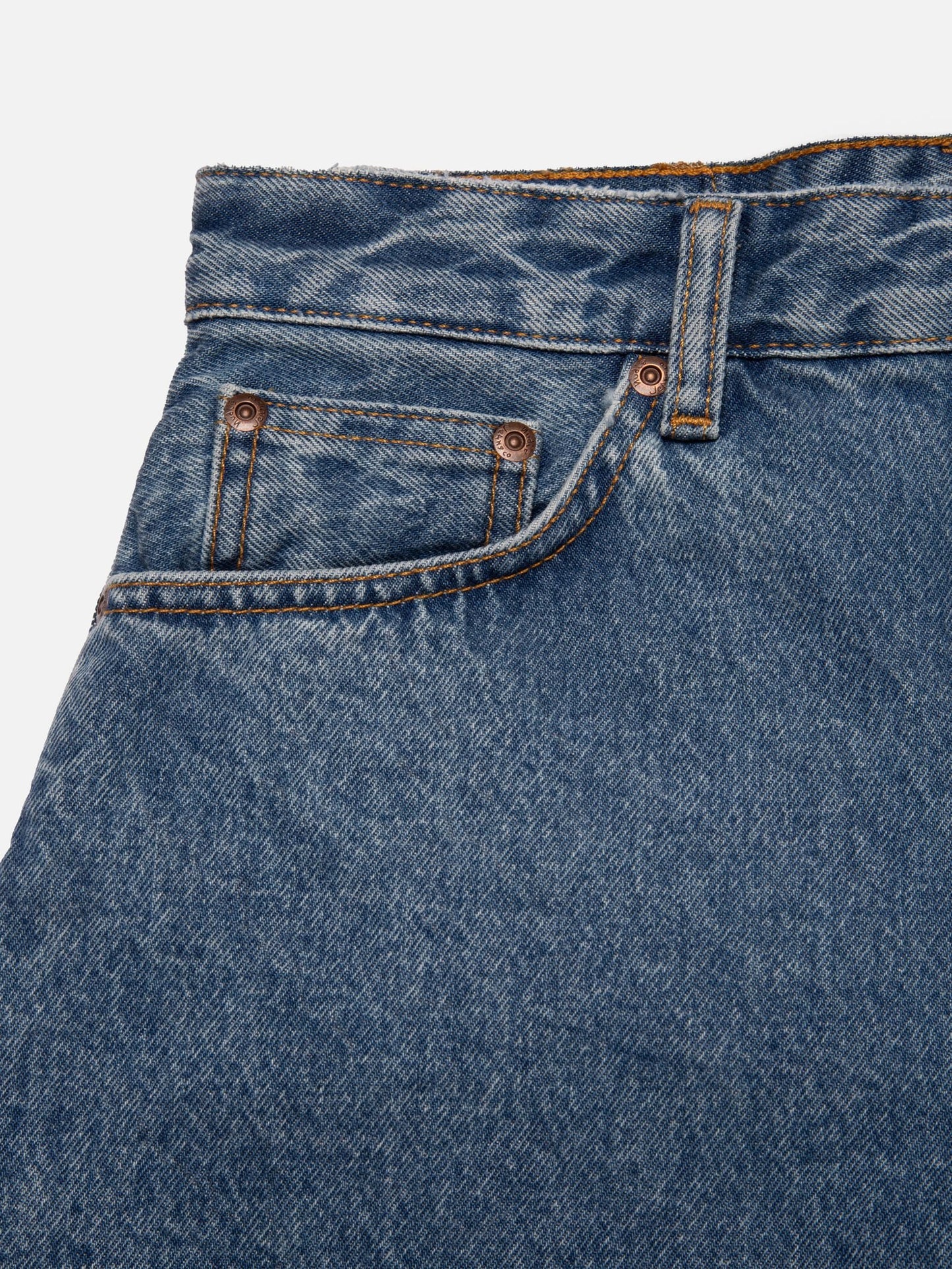 Nudie Jeans - Maeve Denim Shorts Casual Wash Blue