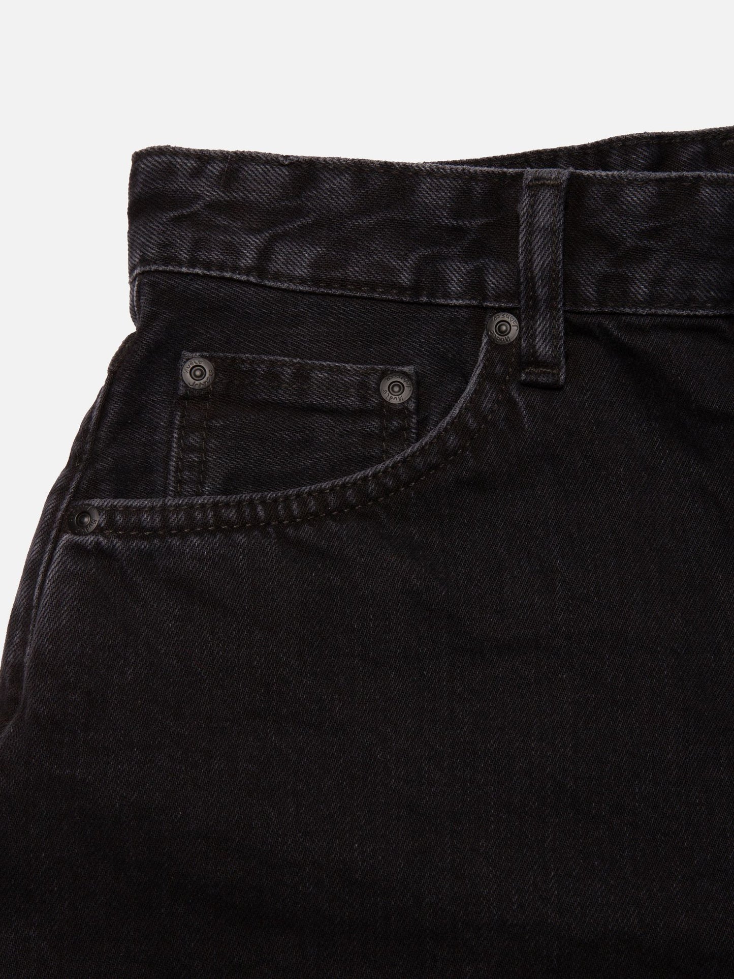 Nudie Jeans - Maeve Denim Shorts Smooth Black