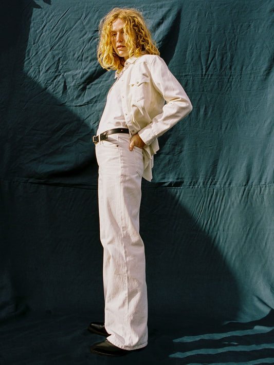 Nudie Jeans - Wide Heidi Ivory