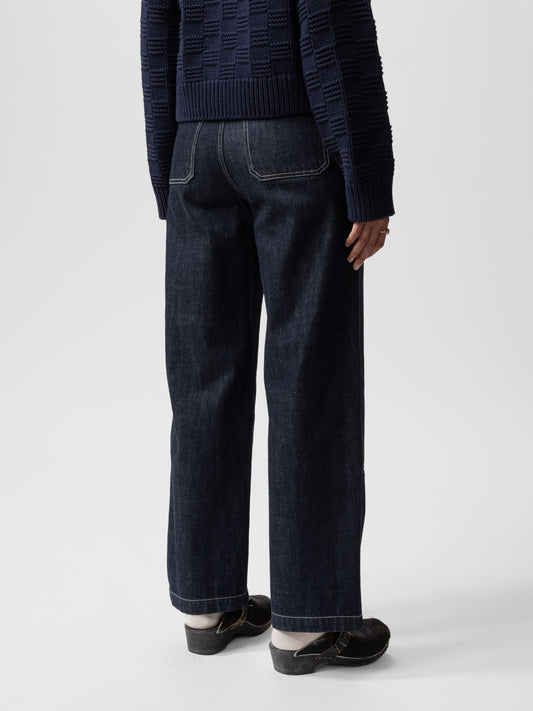 Nudie Jeans - Wendy Double Knee Denim Pants Dark