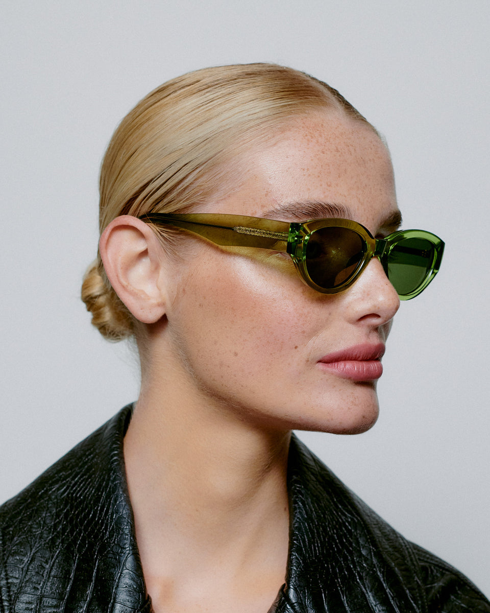 A.KJÆRBEDE - WINNIE Light Olive Transparent