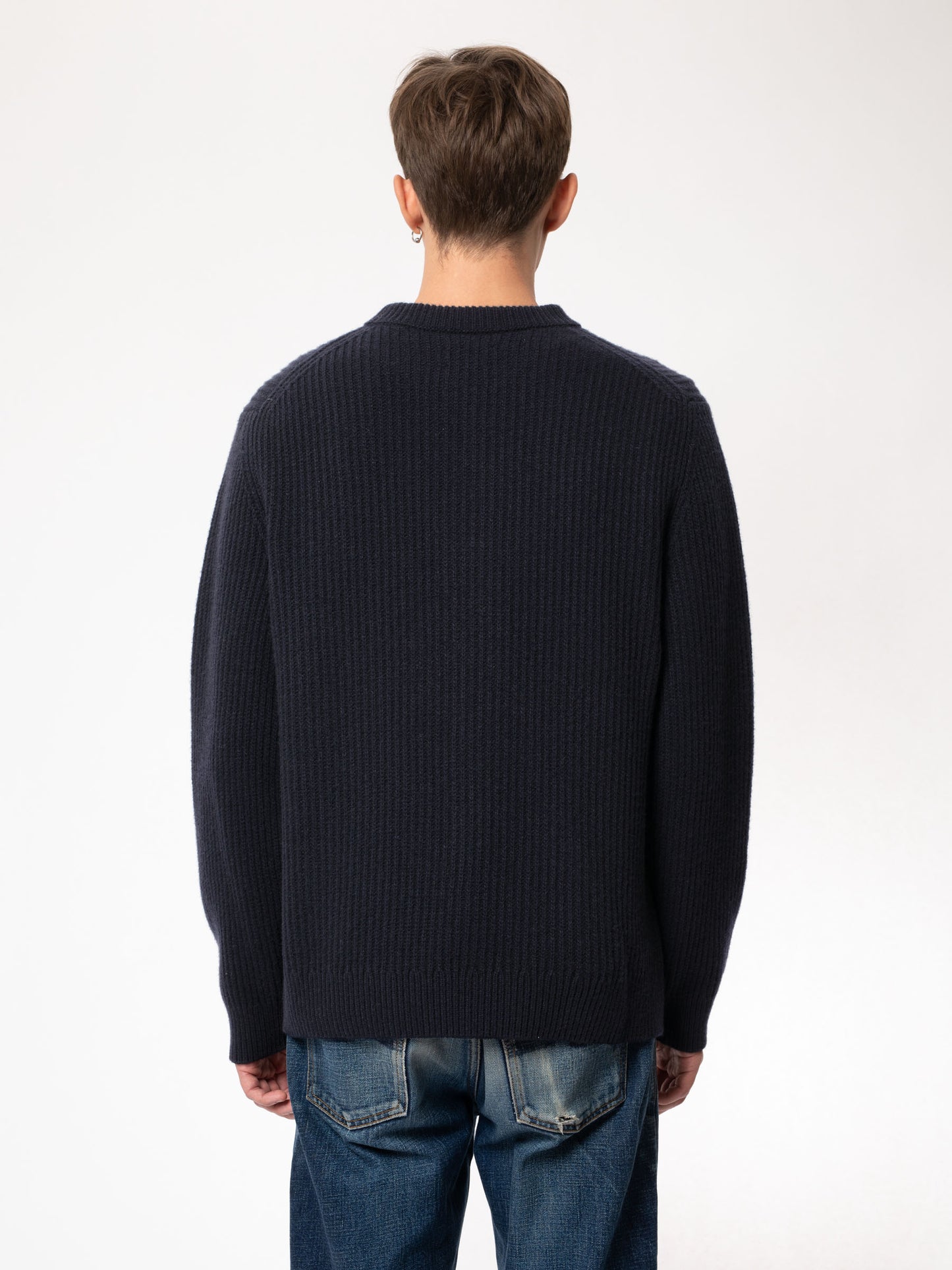 Nudie Jeans - August Rib Woll Pullover