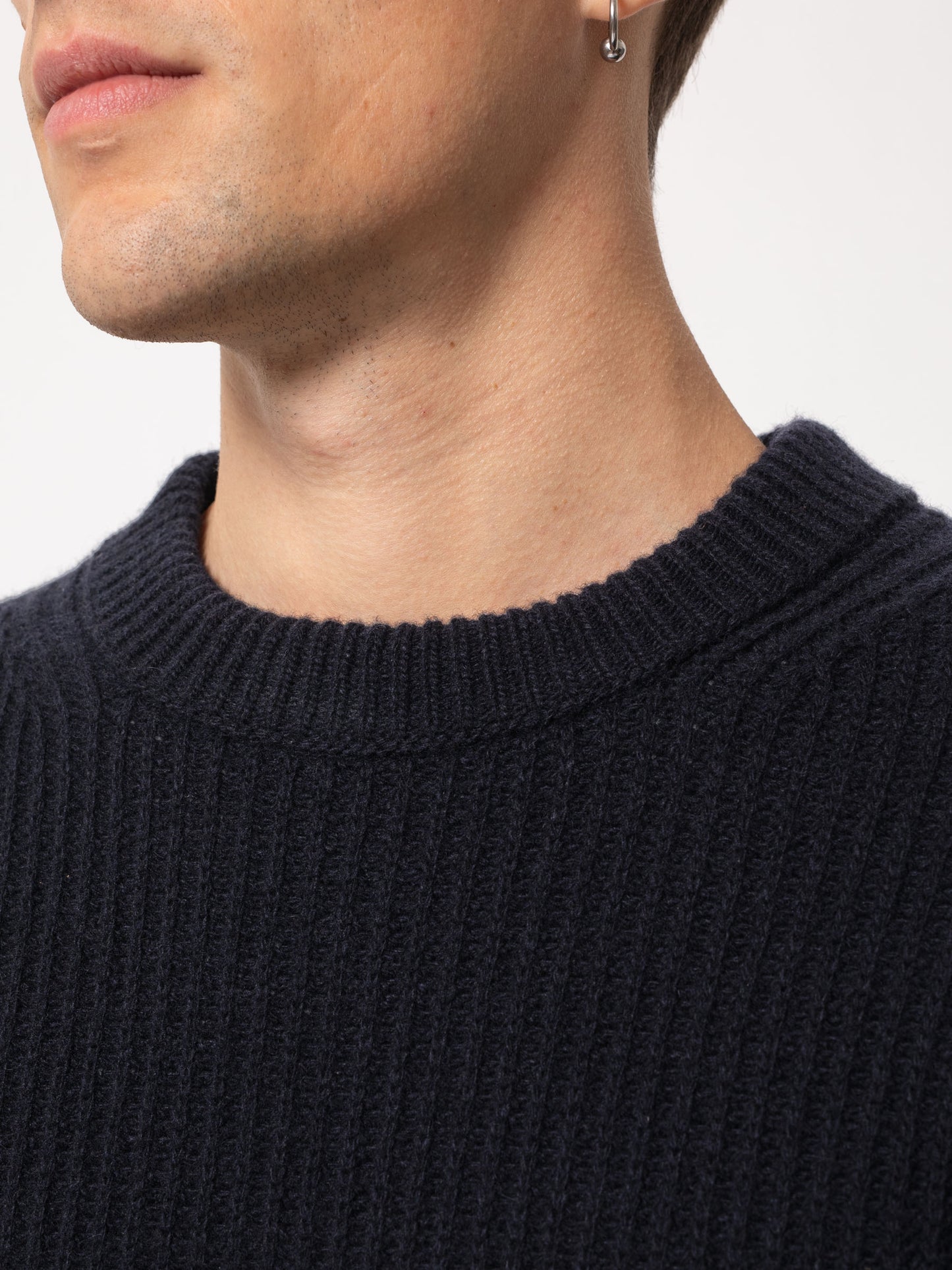 Nudie Jeans - August Rib Woll Pullover