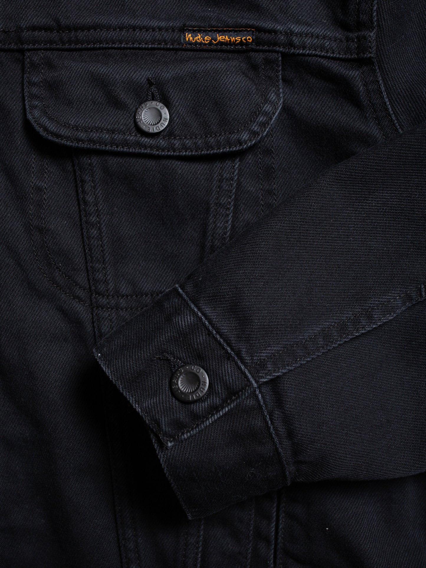 Nudie Jeans - Berit Denim Jacket Asphalt Black