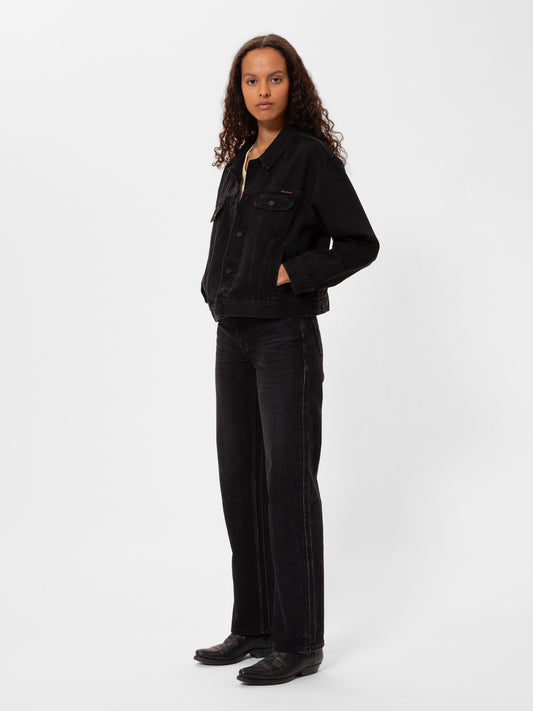 Nudie Jeans - Berit Denim Jacket Asphalt Black