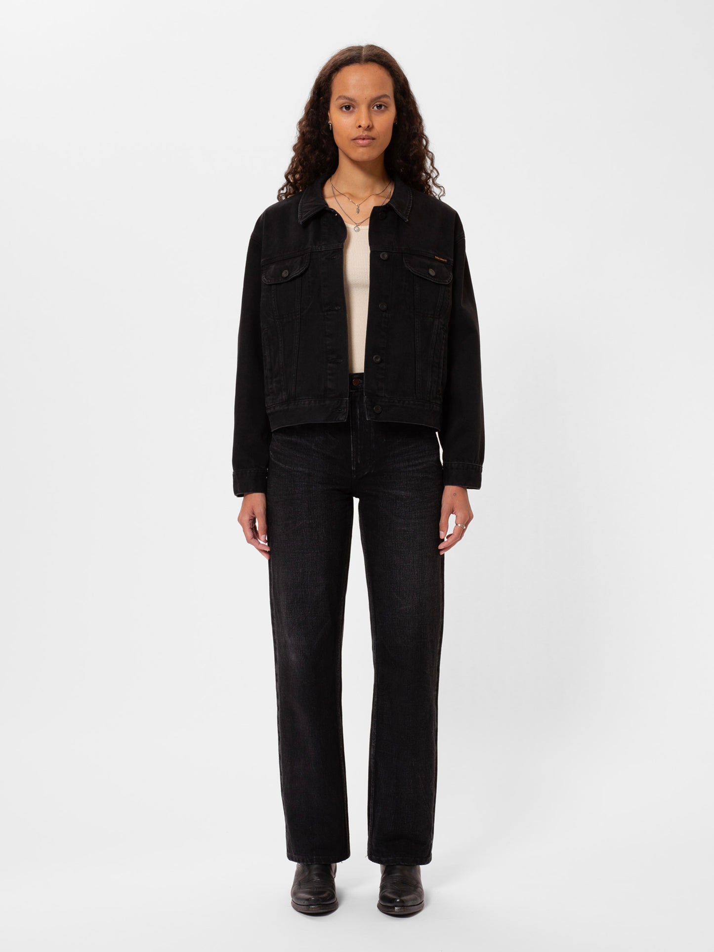 Nudie Jeans - Berit Denim Jacket Asphalt Black