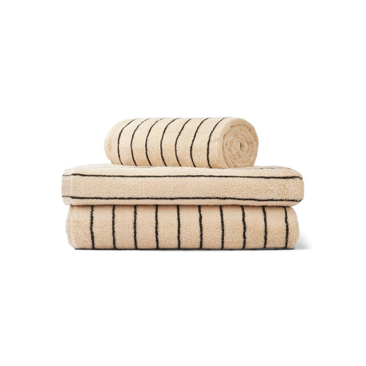 Bongusta - Naram Handtuch Creme/Ink