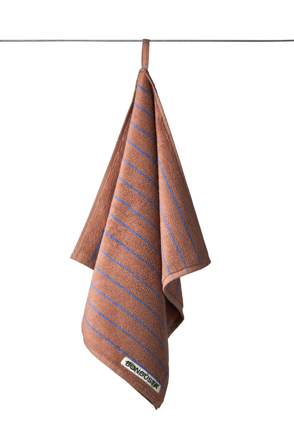 Bongusta - Naram Handtuch Camel/Ultramarine