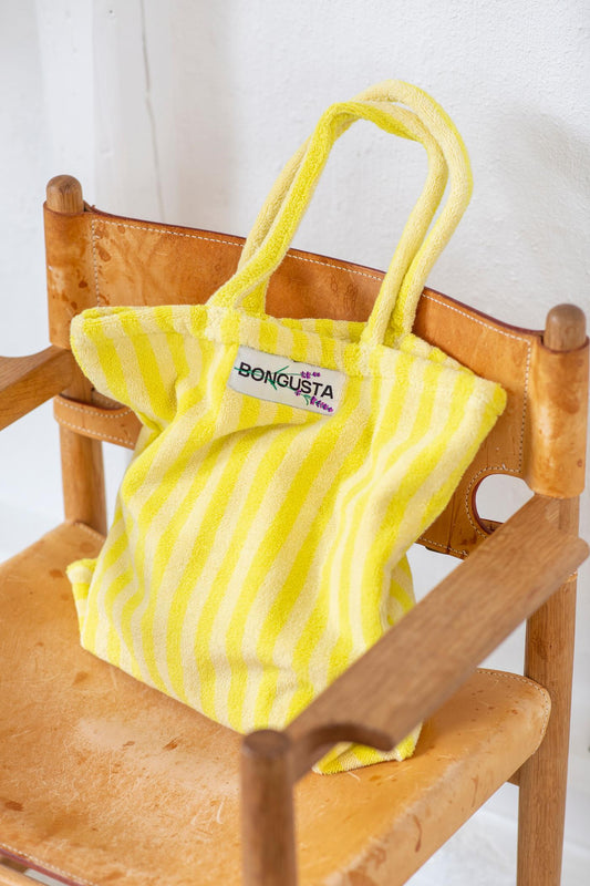 Bongusta - Naram Totebag Pristine/Neon Yellow