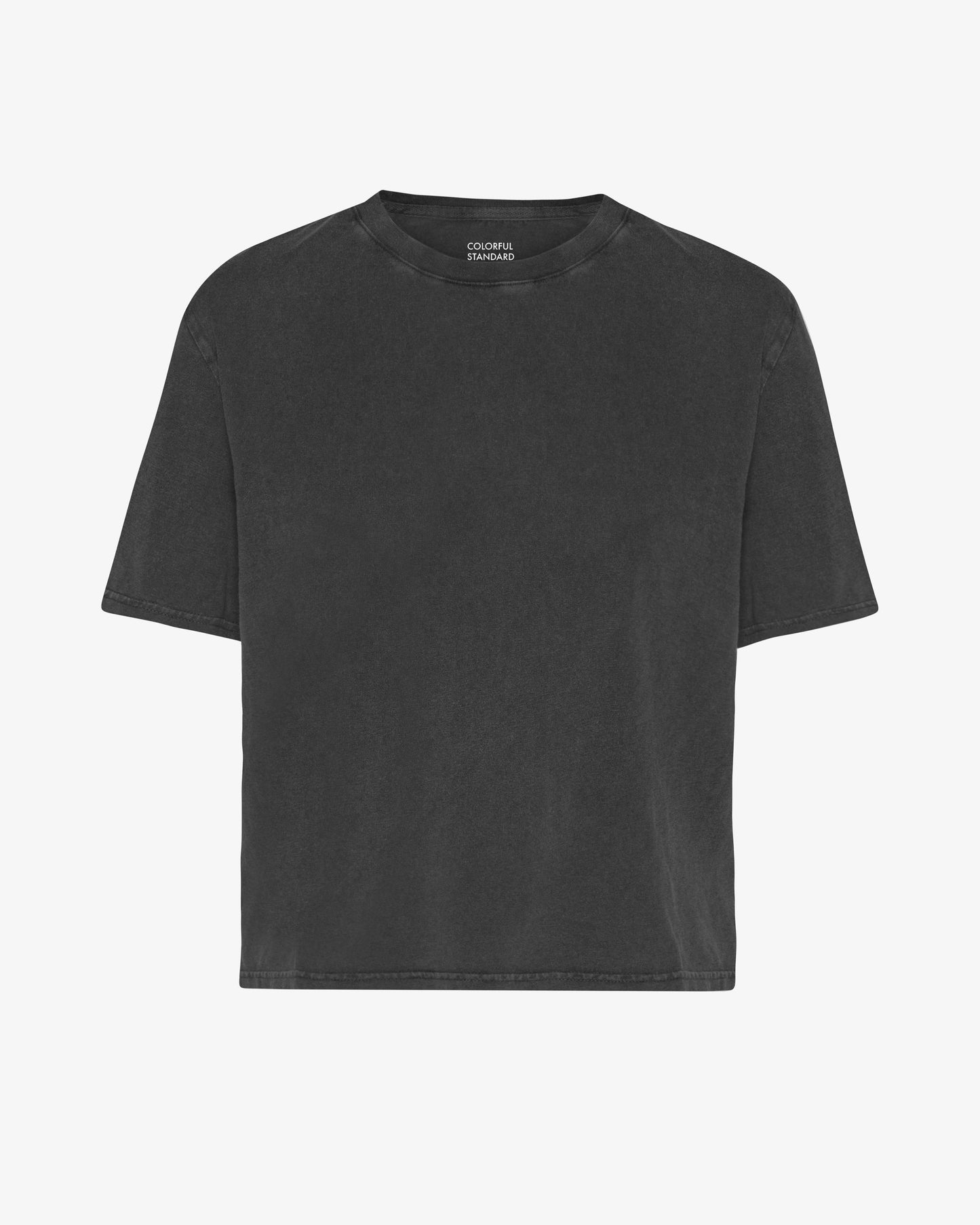 Colorful Standard - Organic Boxy Crop Tee Faded Black