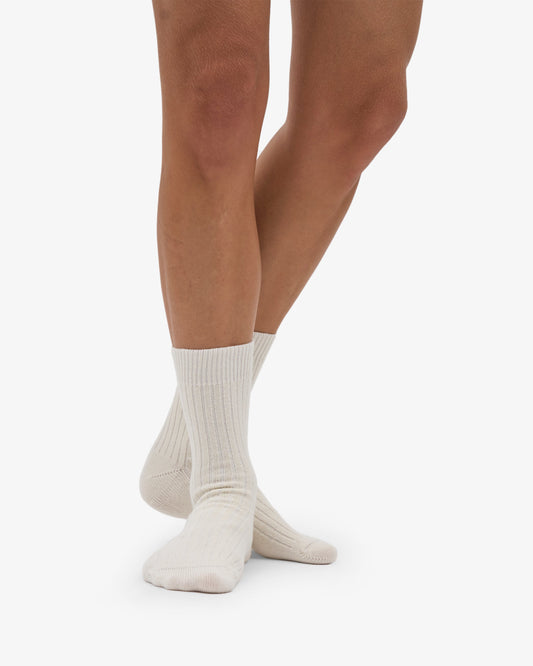 Colorful Standard - Merino Wool Blend Socks Optical White