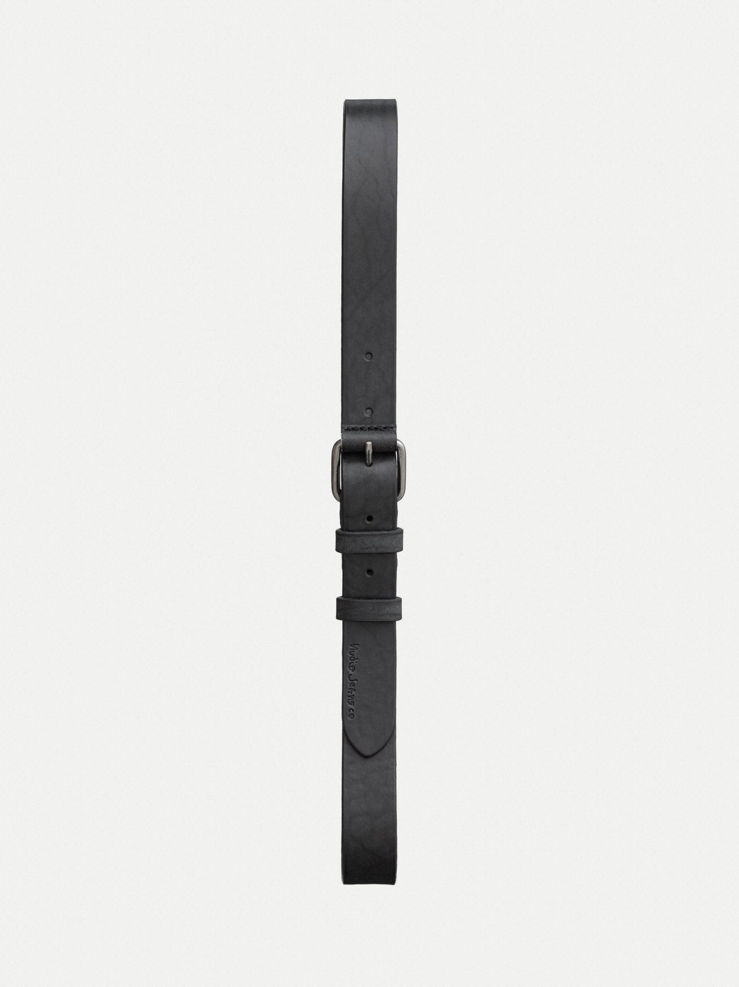 Nudie Jeans - Dwayne Leder Gürtel Black