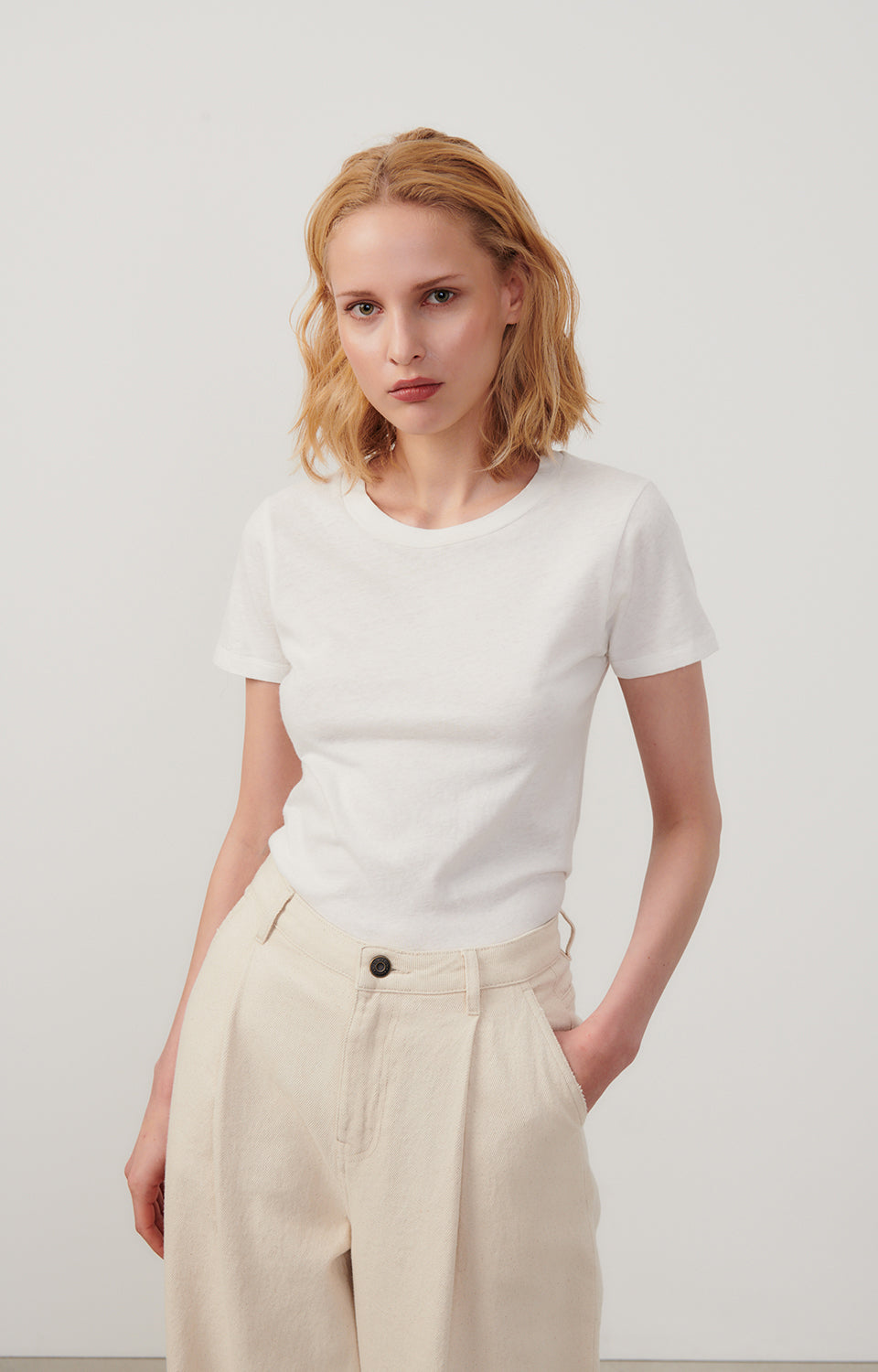 American Vintage - Gamipy T-Shirt Blanc