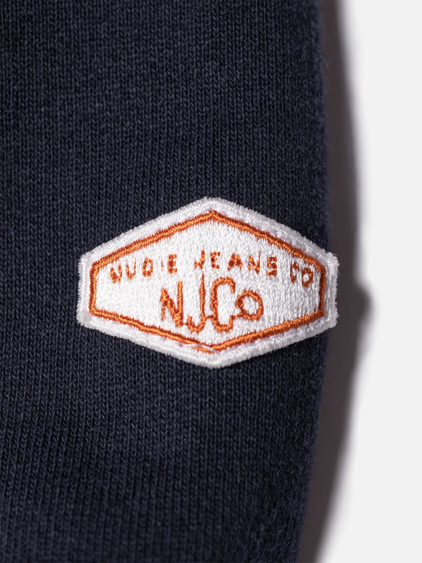 Nudie Jeans - Hasse Crewneck Sweater Navy Blue