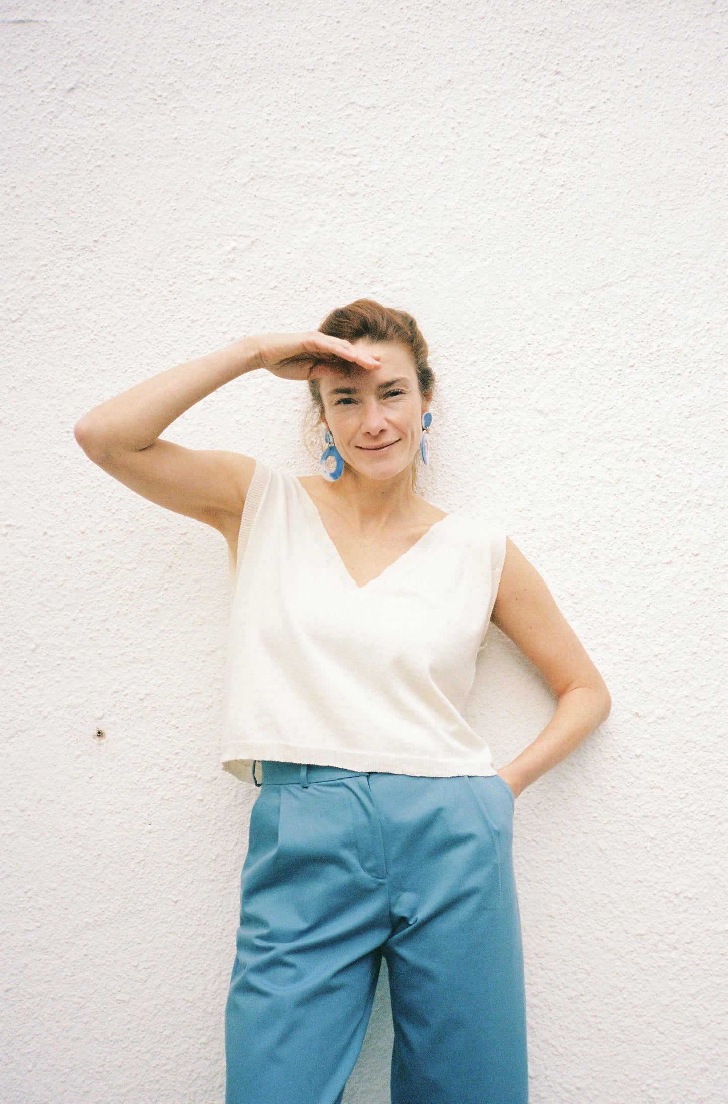 Jungle Folk - Flora Knit Top Ivory