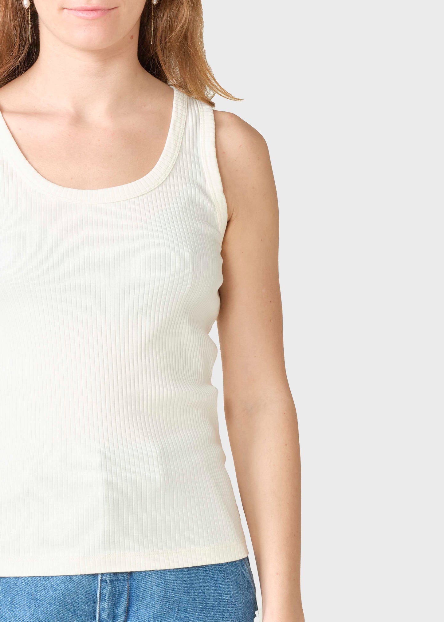 Klitmøller - Rib Top | Cream