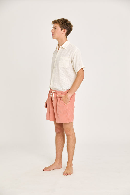 La Paz - Formigal Baby Cord Shorts Clay