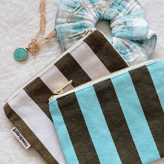 Rose in April - Portemonnaie Olive Stripes