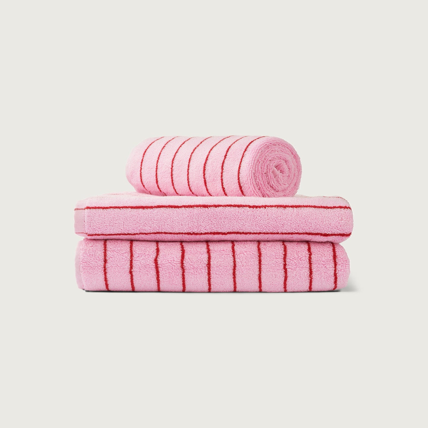 Bongusta - Naram Strandtuch Baby Pink/Ski Patrol