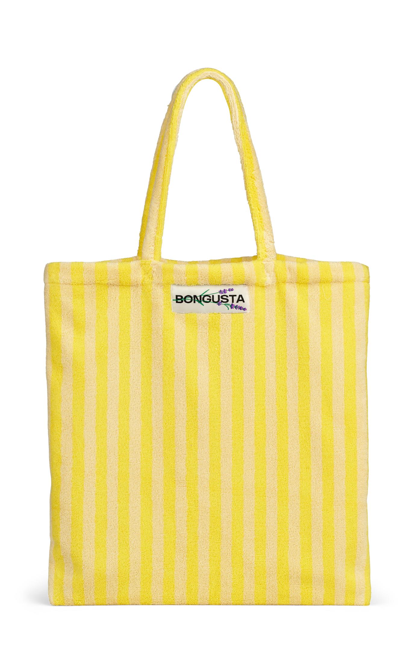 Bongusta - Naram Totebag Pristine/Neon Yellow