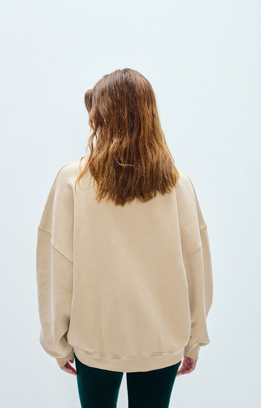 American Vintage - Plizzy Sweatshirt Dune Vintage