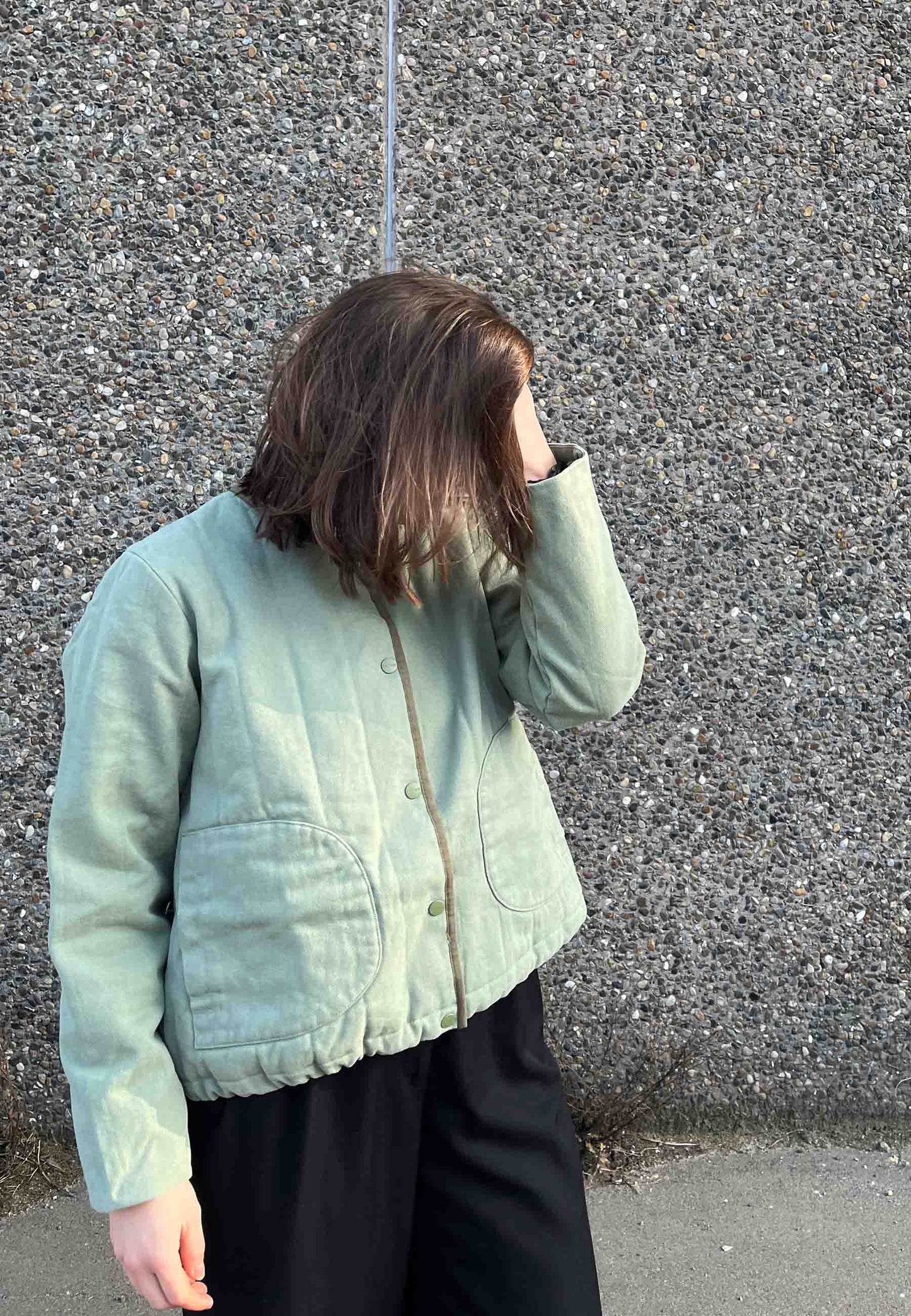 Selfhood - Quilted Jacket | Lightgreen