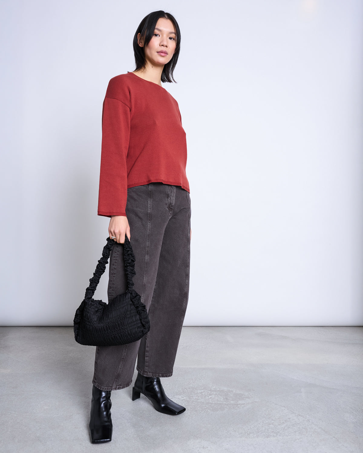 JAN'N JUNE - WILLIAMSBURG Light Knit Jumper | Mid Red