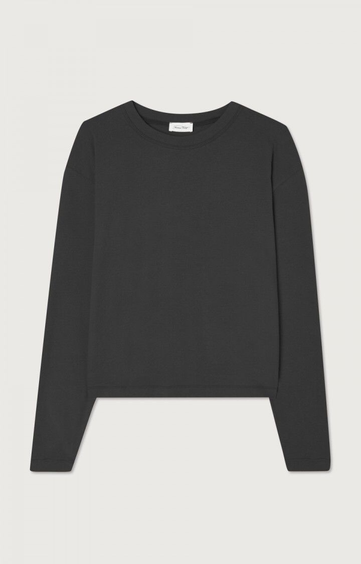 American Vintage - YPAWOOD Longsleeve Carbone Chine