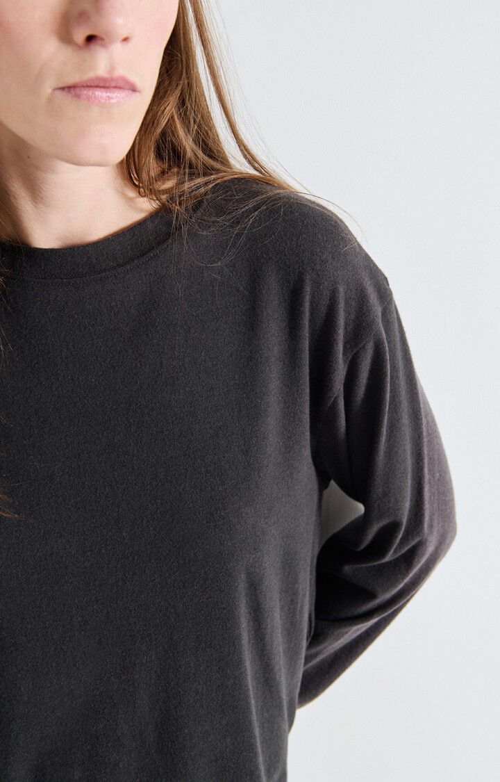 American Vintage - YPAWOOD Longsleeve Carbone Chine