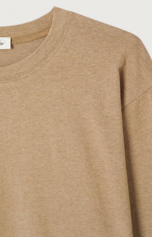 American Vintage - YPAWOOD Longsleeve Macchiato Chine