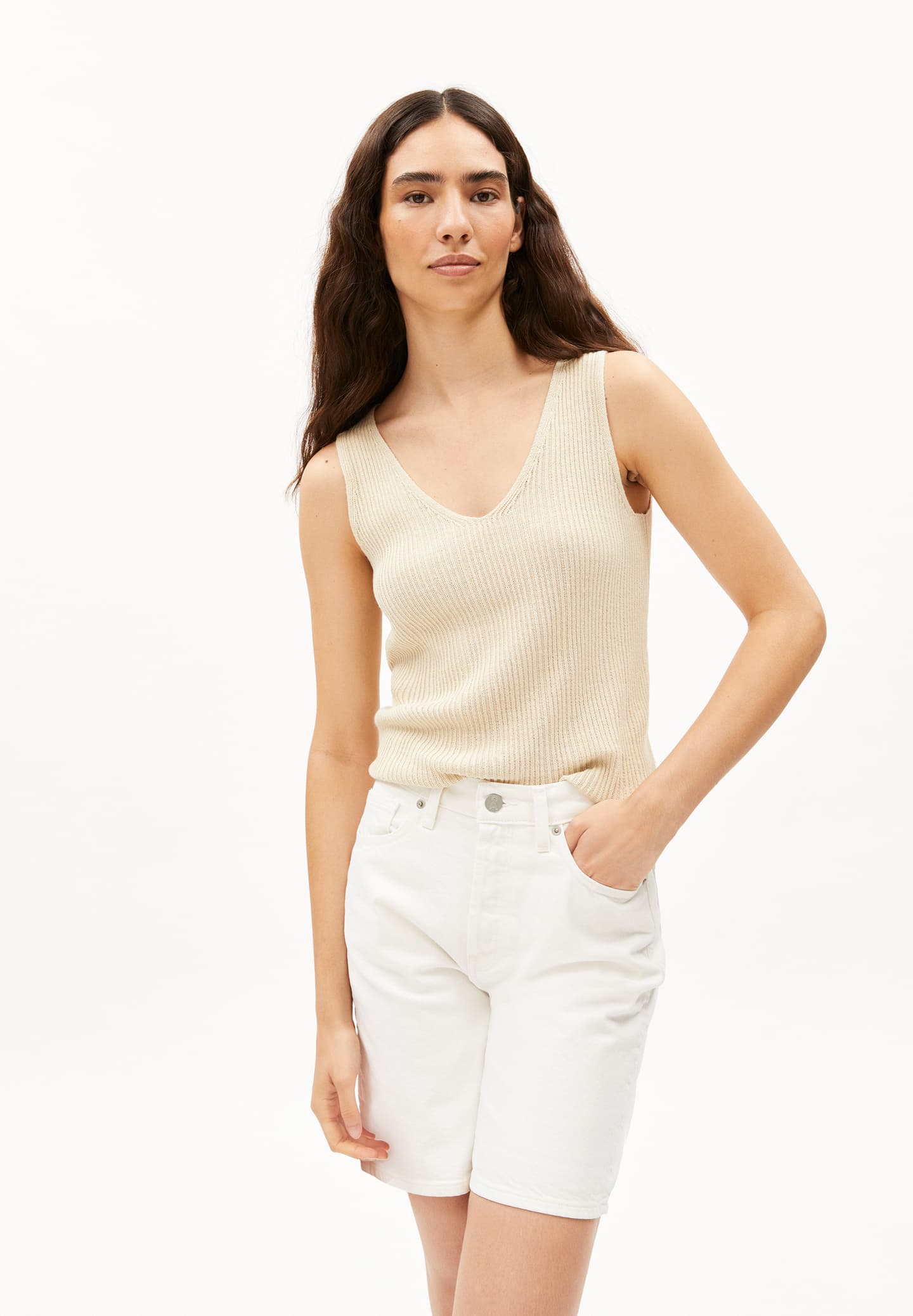 Armedangels - CAARO LINO Raw White