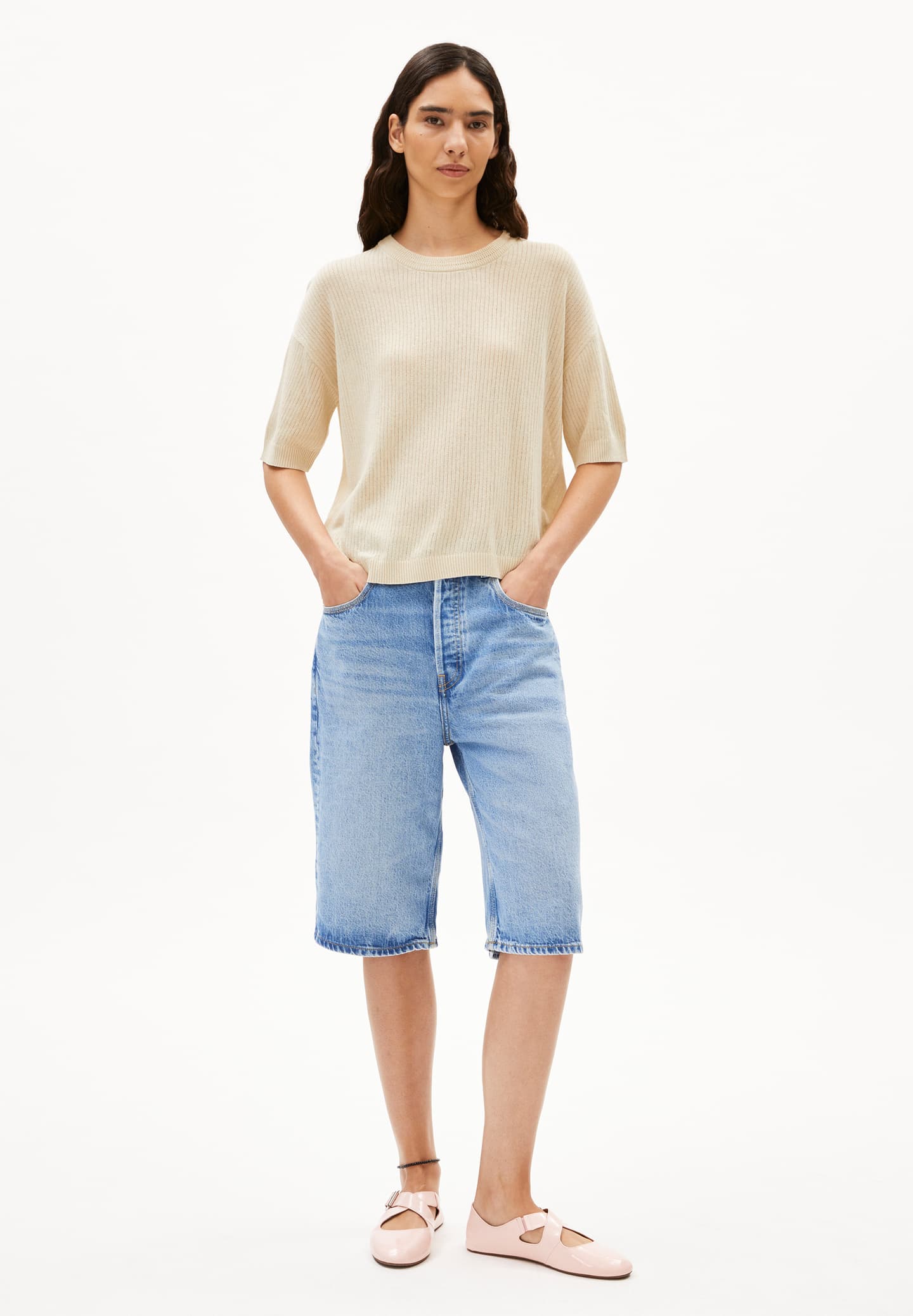 Armedangels - LIZAA LINO Raw White