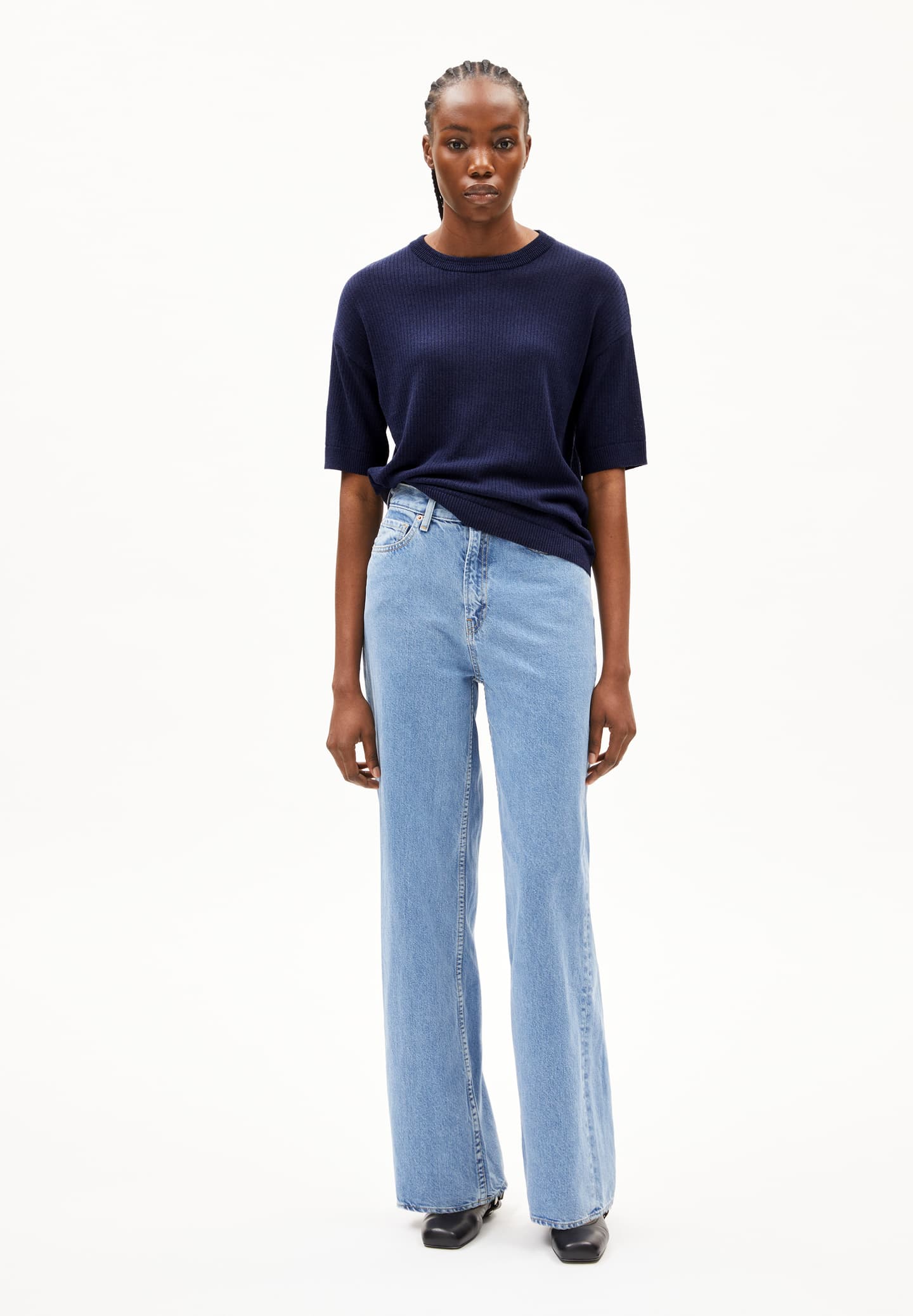 Armedangels - LIZAA LINO Tinted Navy