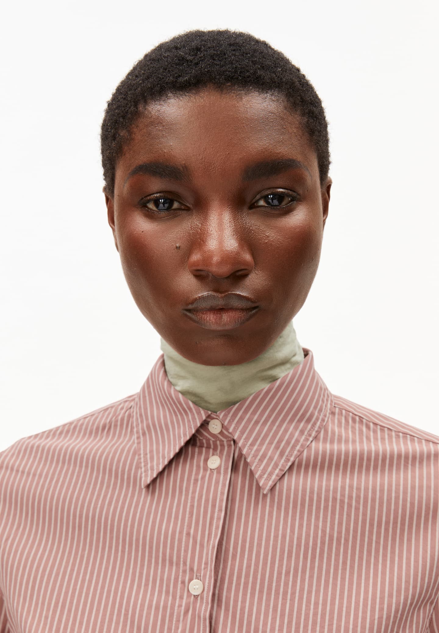 Armedangels - LOUILAA Striped Light Berry-Ice Grape