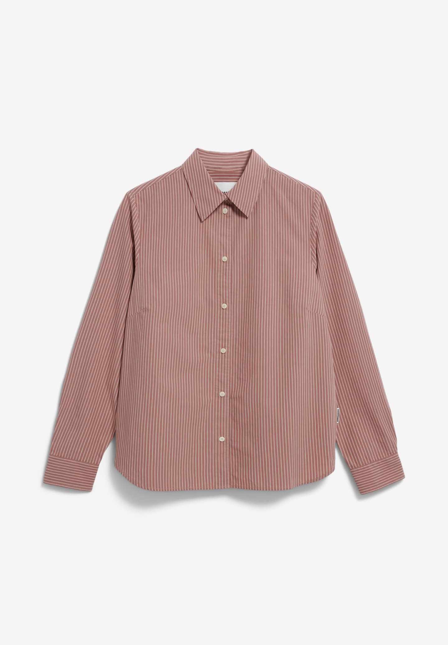 Armedangels - LOUILAA Striped Light Berry-Ice Grape