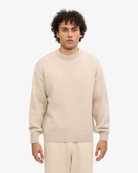 Colorful Standard - Oversized Merino Wool Crew | Ivory White