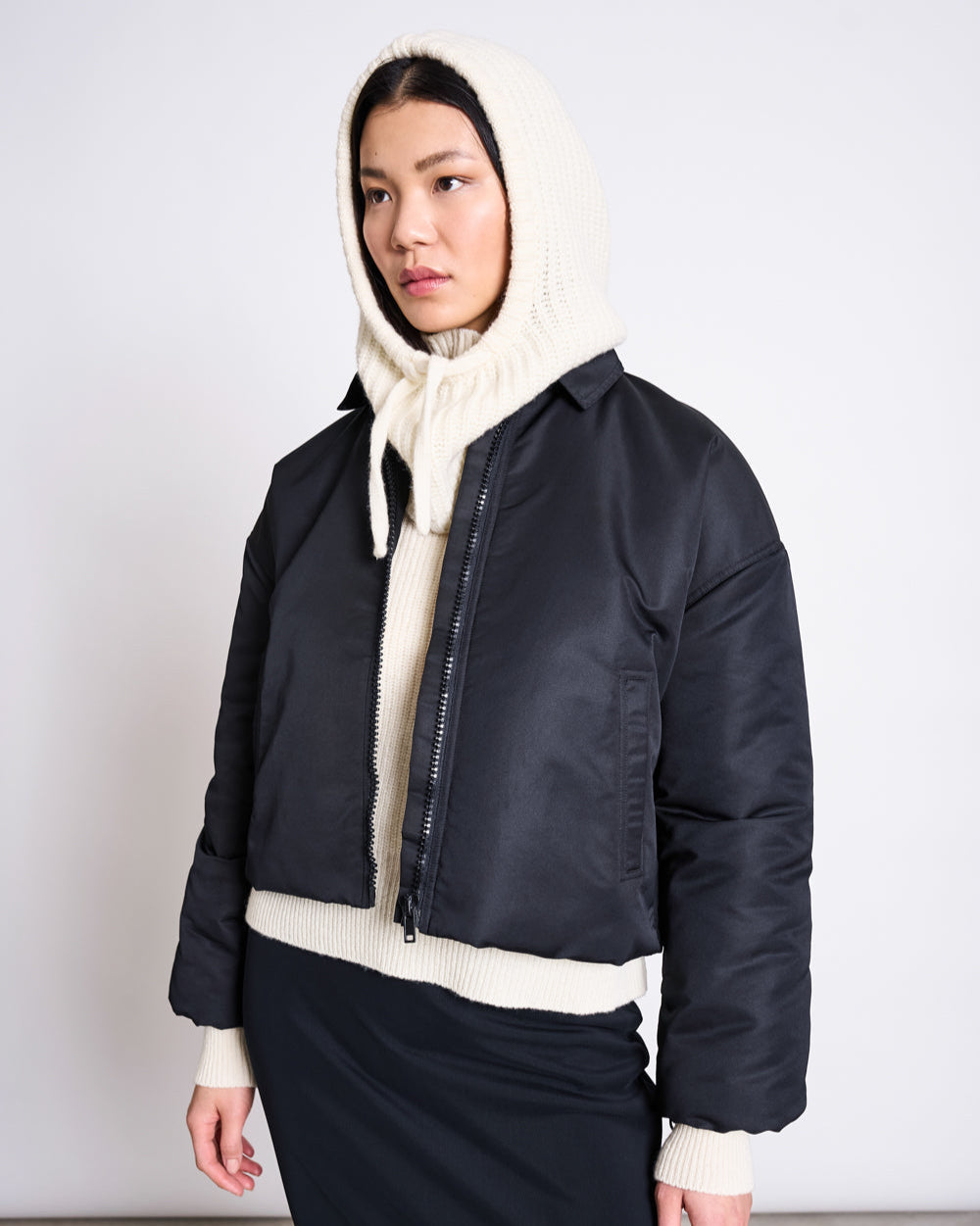 JAN'N JUNE - WOOLY Pioggia Balaclava Offwhite