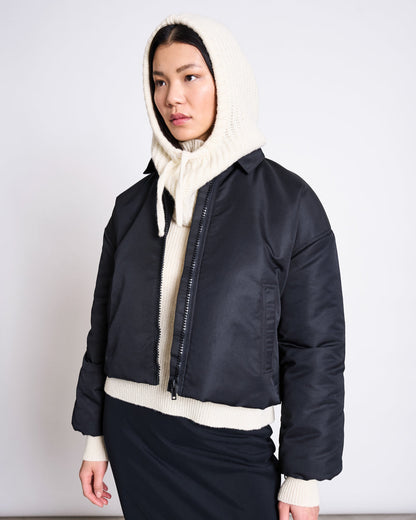 JAN'N JUNE - WOOLY Pioggia Balaclava Offwhite