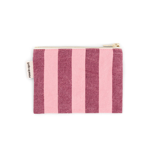 Rose in April - Portemonnaie Burgundy/Flamingo Stripes